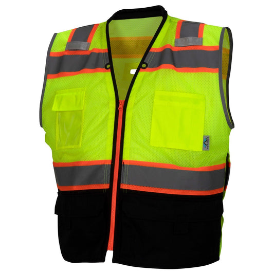 Yellow/Lime Safety Vests - Pyramex - Lightweight Reflective