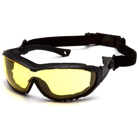 Amber Anti-Fog Glasses - Pyramex - High Protection