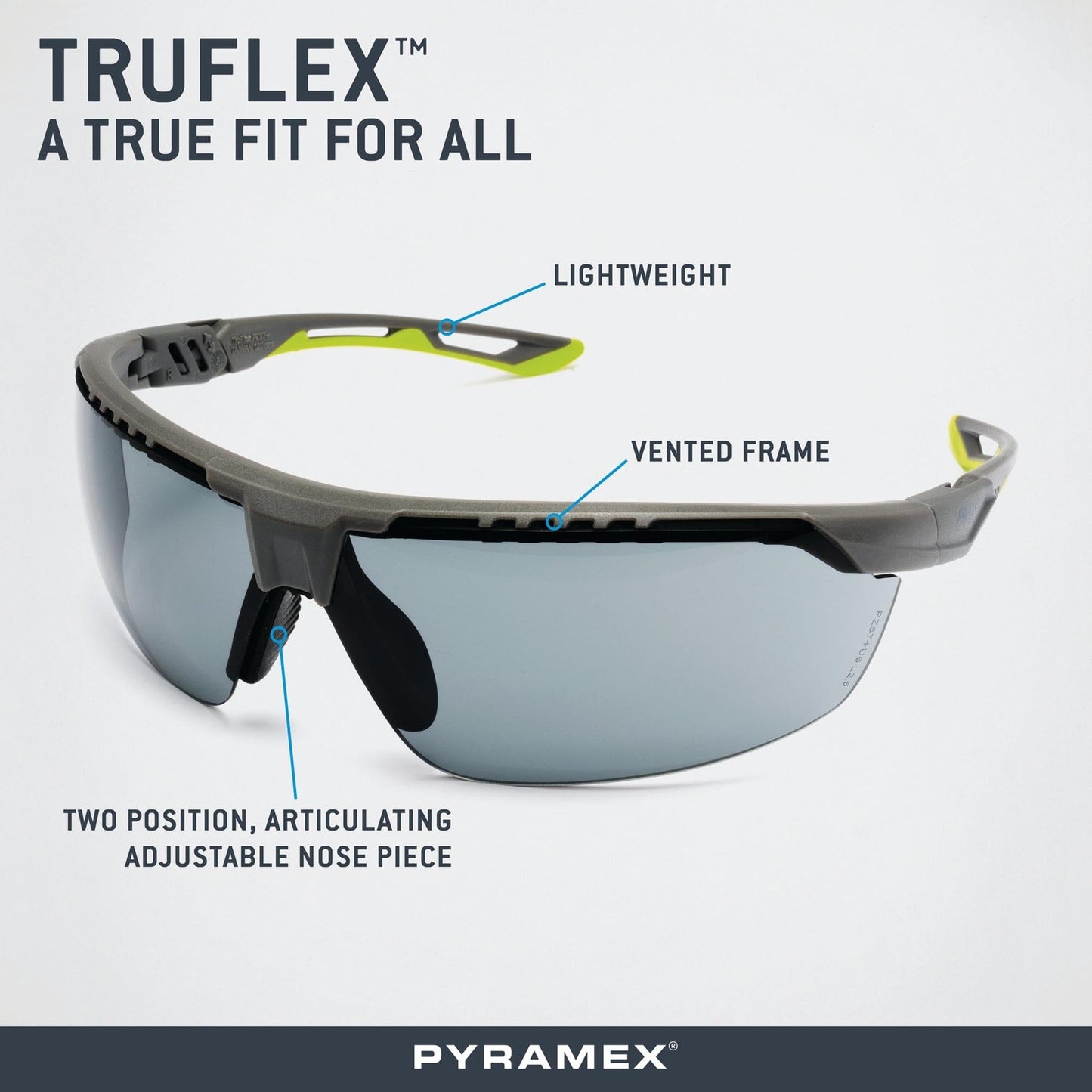Clear H2MAX Anti-Fog Lens Glasses - Pyramex - Lightweight