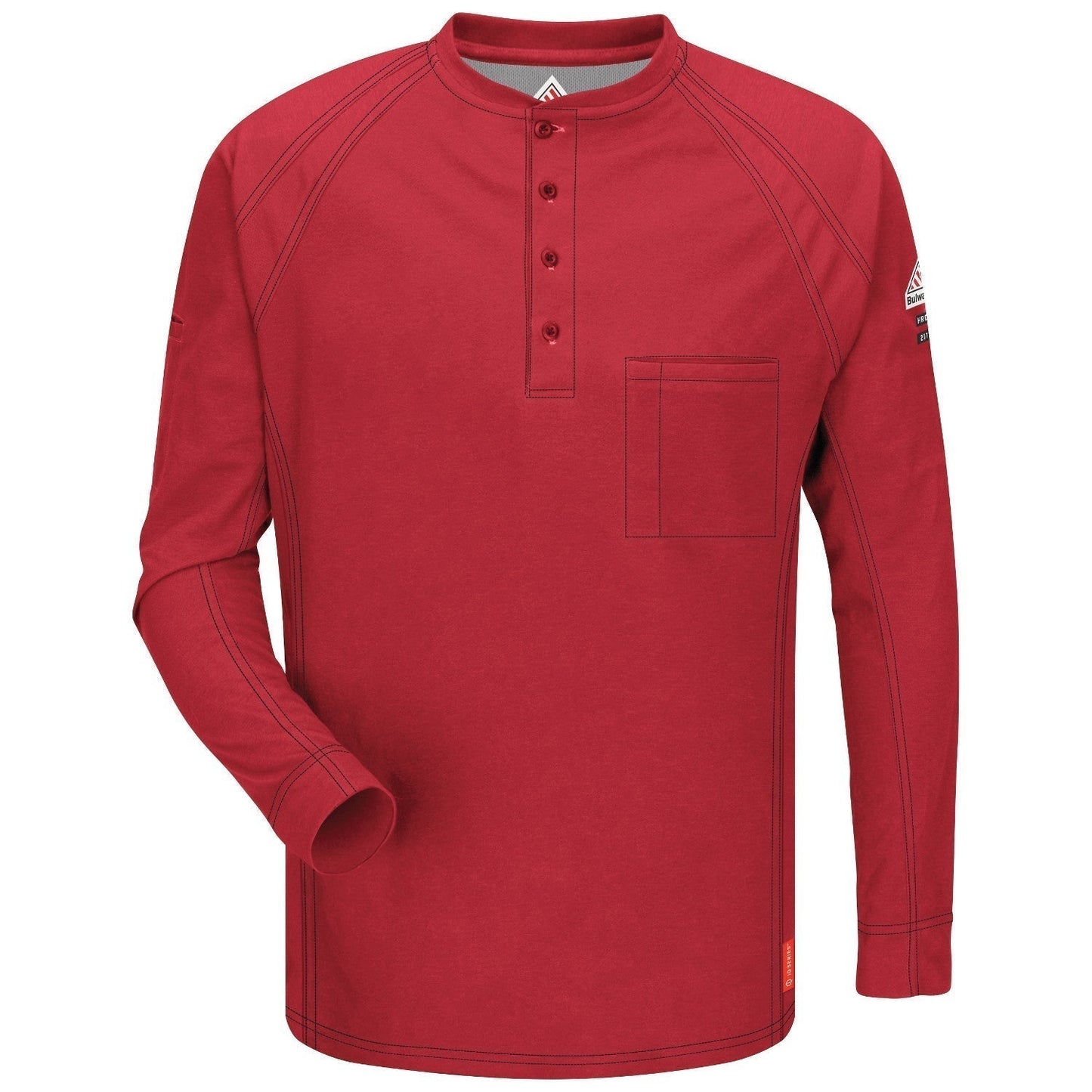 Black Henley Shirt - Bulwark FR - Comfort Knit