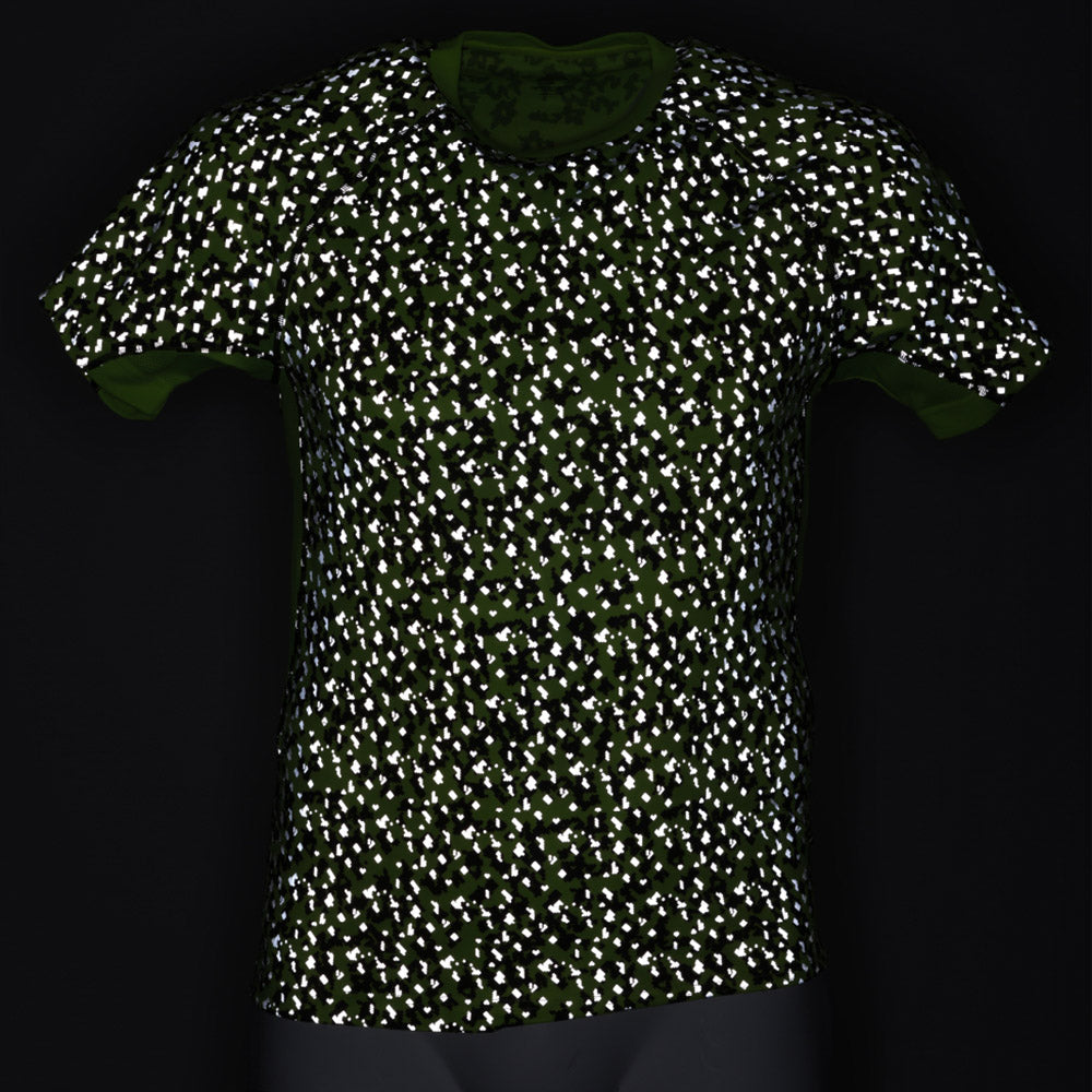 Lime Camo Shirt - Reflective Apparel - UPF Protected