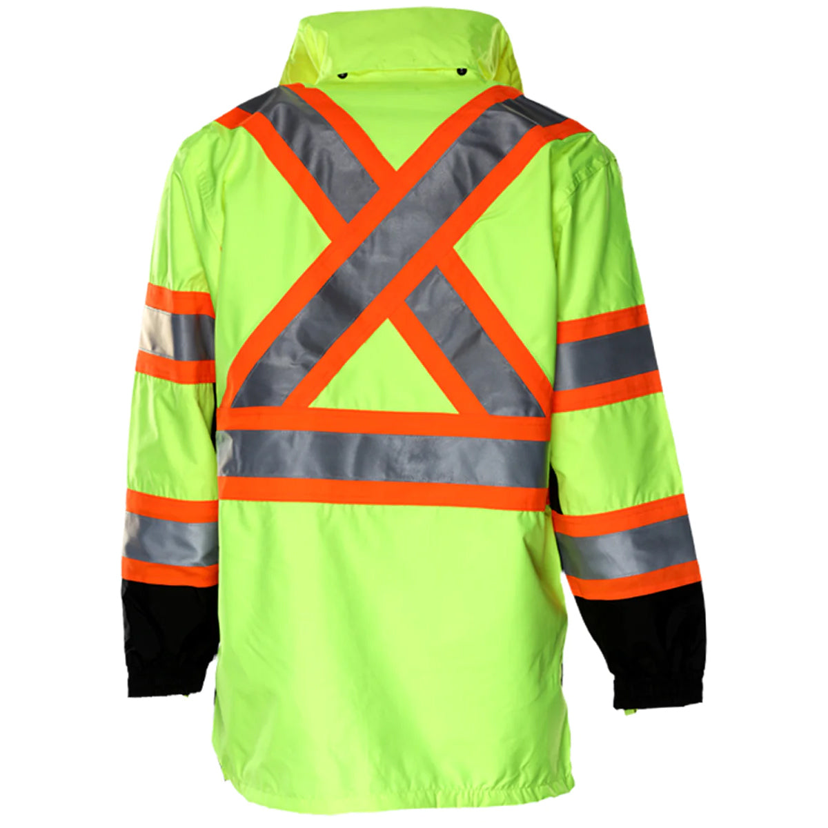 Yellow/Lime Safety Jacket - brand - Two-Tone Design