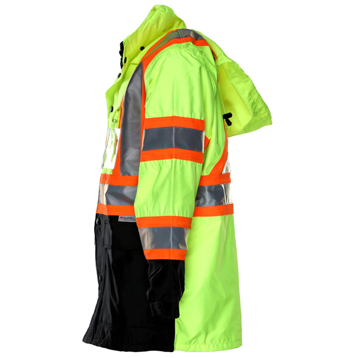 Yellow/Lime Safety Jacket - brand - Two-Tone Design