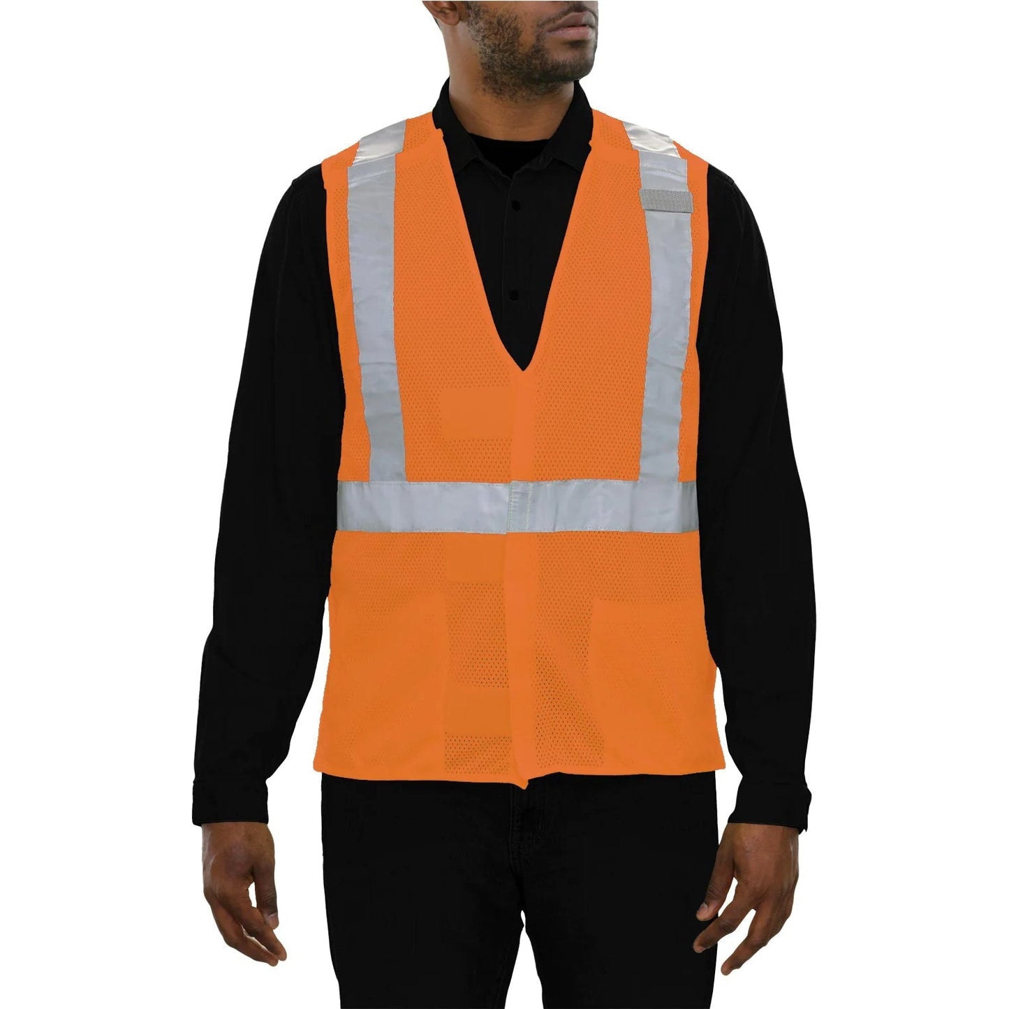 Yellow/Lime Safety Vests - brand - Hi-Vis Mesh