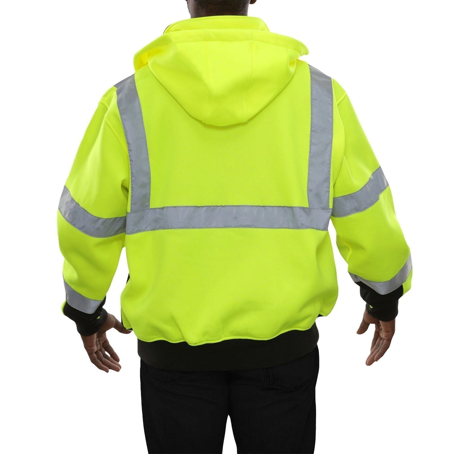 Yellow/Lime Safety Sweatshirts - brand - Reflective Design