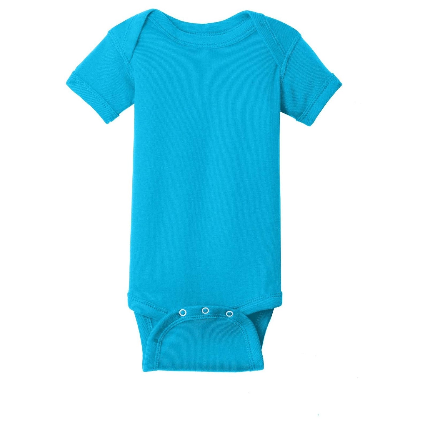 Black Infant Bodysuit - Rabbit Skins - Combed Cotton