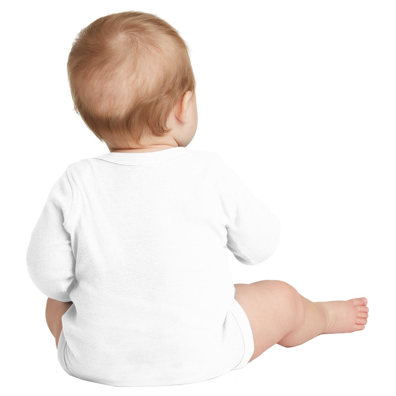 Black Infant Bodysuit - Rabbit Skins - Combed Cotton