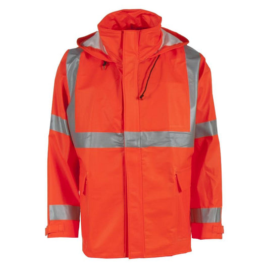 Orange Rain Jacket - Neese - Flexible Arc Protection