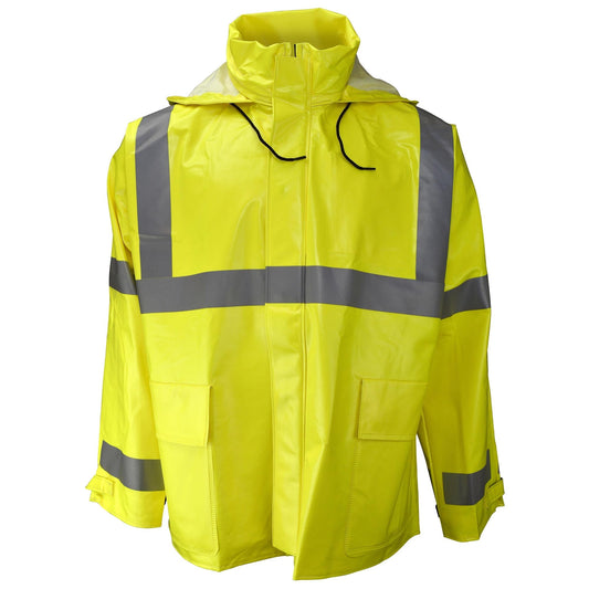 Yellow/Lime Rain Jacket - Neese - Arc Flash Protection