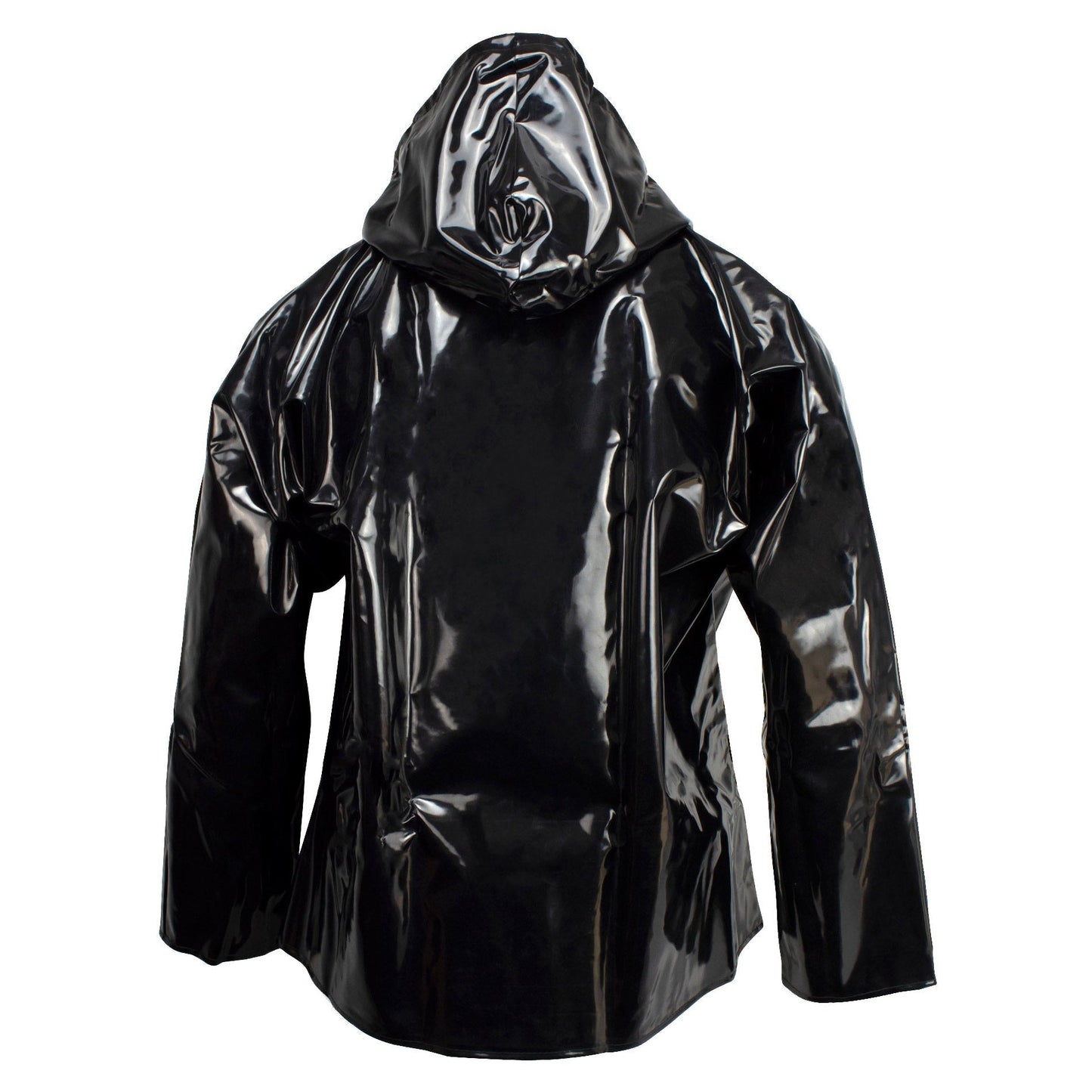 Black Rain Jacket - Neese - Durable Protective Fabric