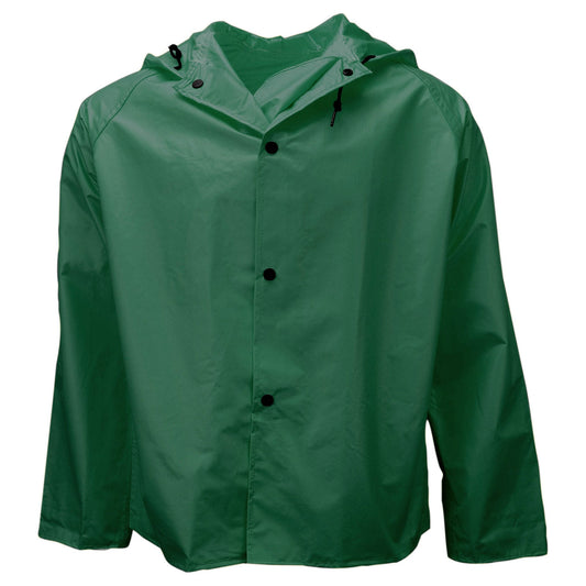 Green Rain Jacket - Neese - Durable PVC Material