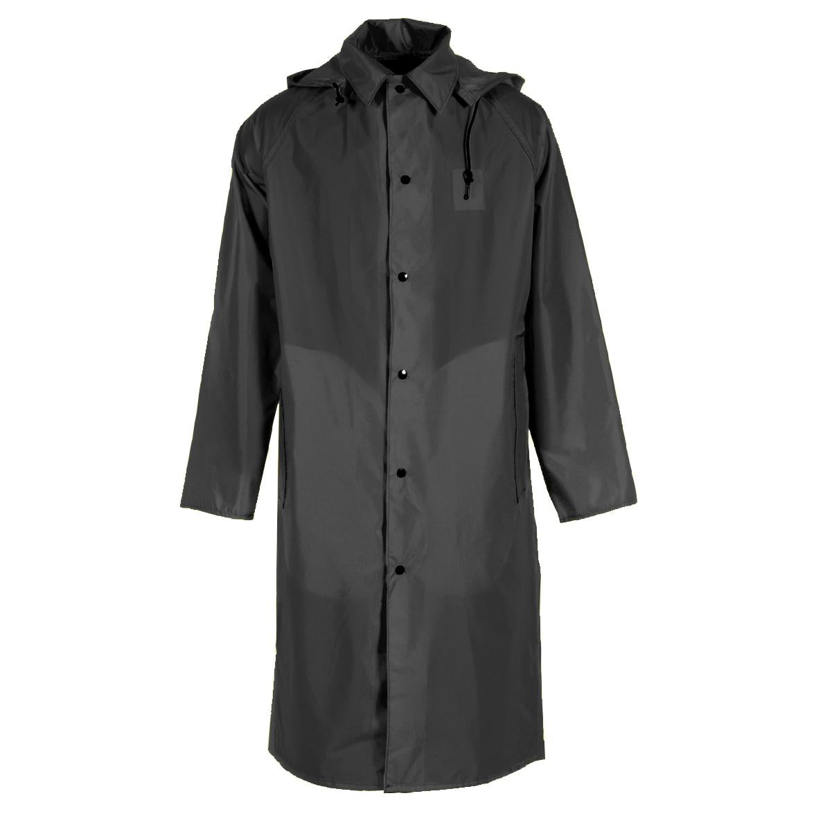 Black Raincoat - Neese - Durable Polyurethane Material