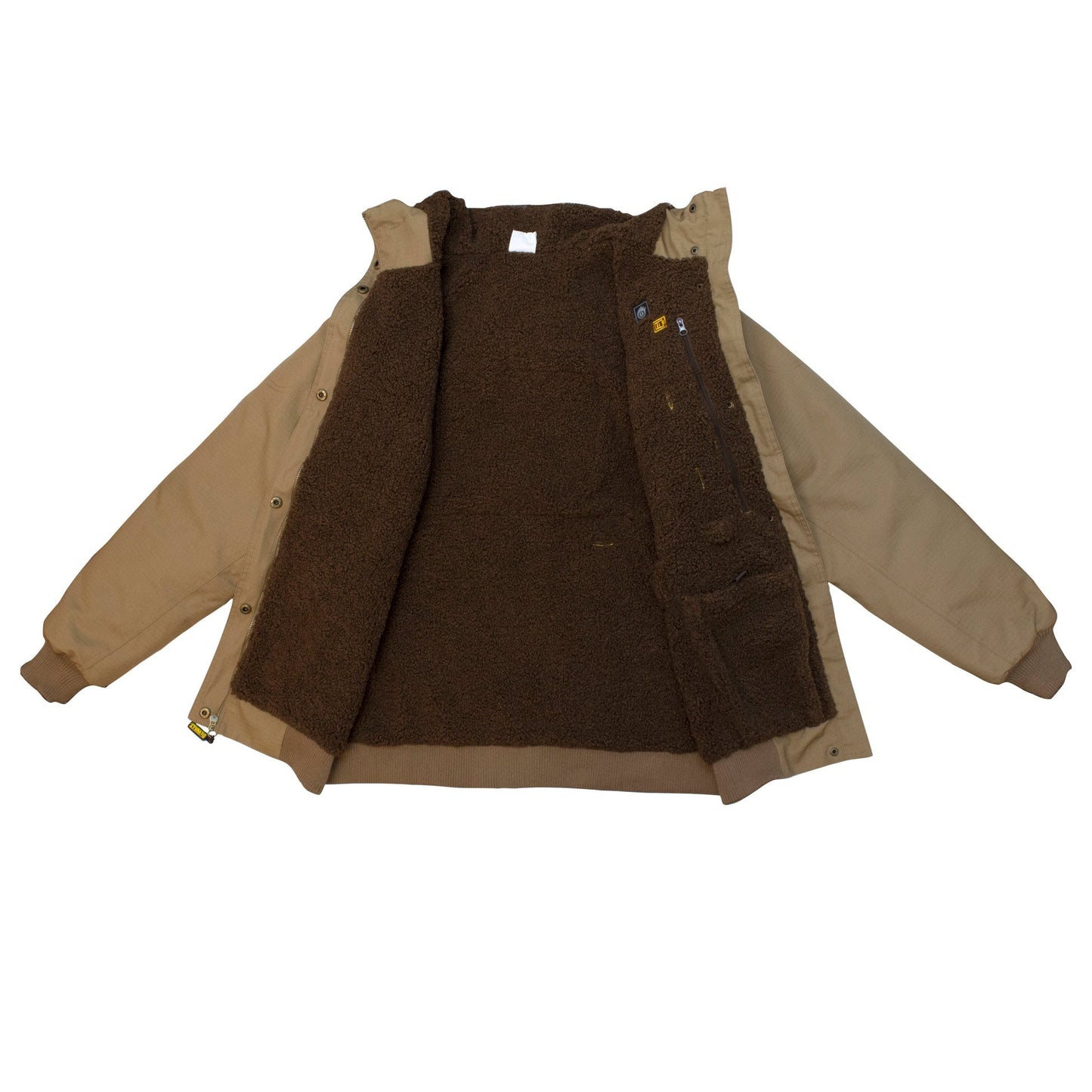 Brown Jackets | DeWalt | Durable Heated Jacket - DeWalt - Comfort Fit