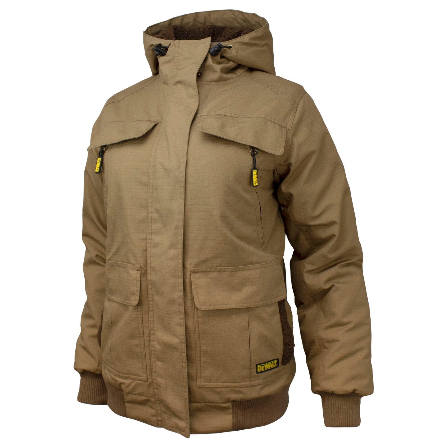 Brown Jackets | DeWalt | Durable Heated Jacket - DeWalt - Comfort Fit