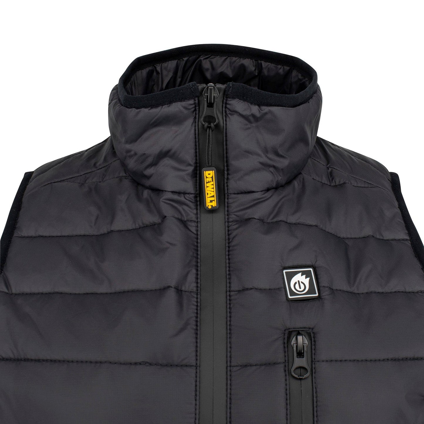Black Vests - DeWalt - Lightweight Heated Design