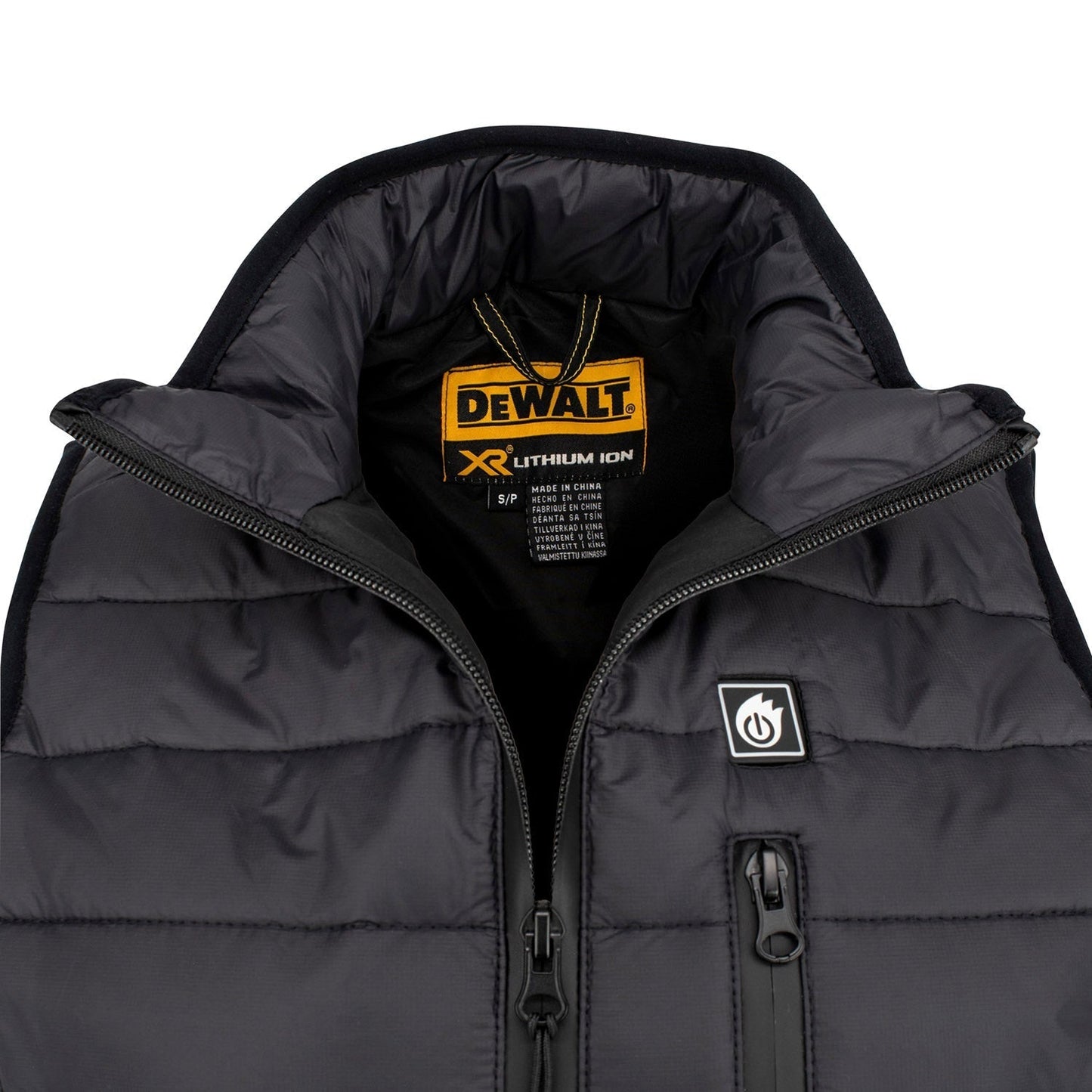 Black Vests - DeWalt - Lightweight Heated Design