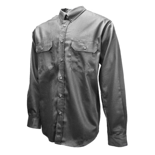 Gray Button Down Shirt - Radians - Flame Resistant Cotton