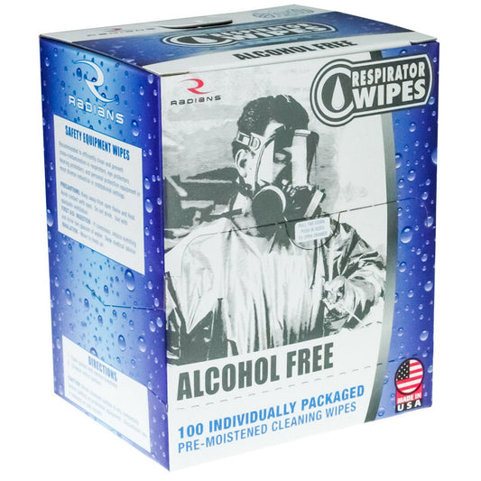 Box of 100 Cleaning Wipes - Radians - Individually Wrapped