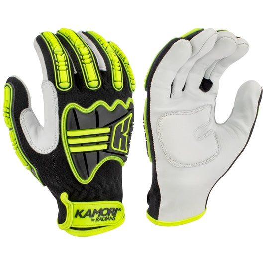 TPR Overlay Leather Gloves - Radians - Gel-Padded Comfort