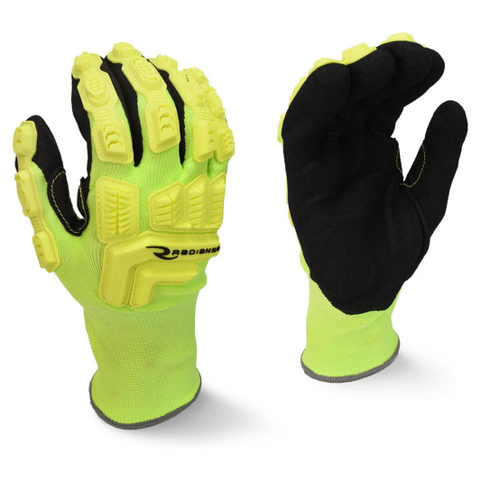 TPR Impact Protection Gloves - Radians - High Visibility