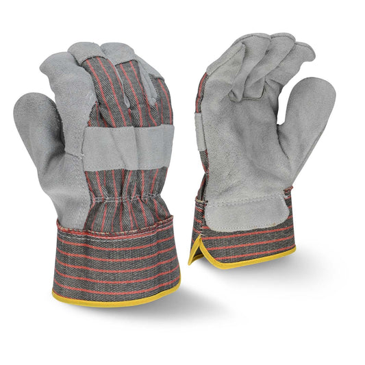 Safety Cuff Leather Gloves - Radians - Split Cowhide Palm