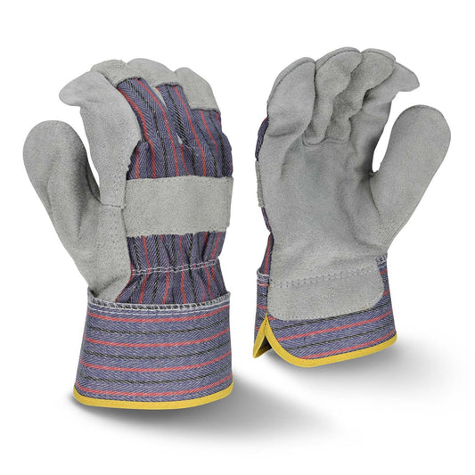 Gray Leather Gloves - Radians - Quality Cowhide Palm