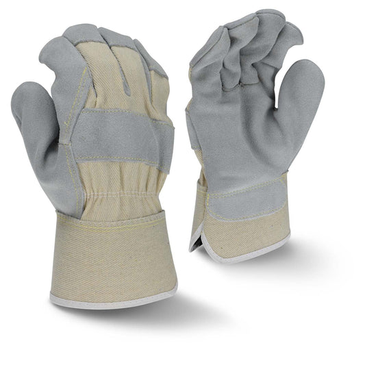 Tan Leather Gloves - Radians - Cowhide Palm Design