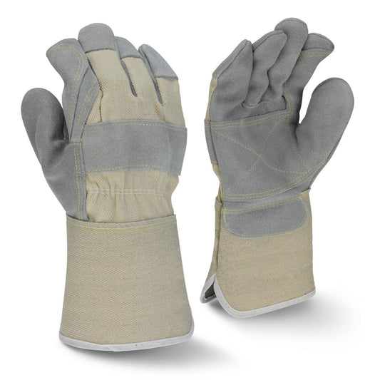 Gauntlet Cuff Leather Gloves - Radians - Side Split Cowhide