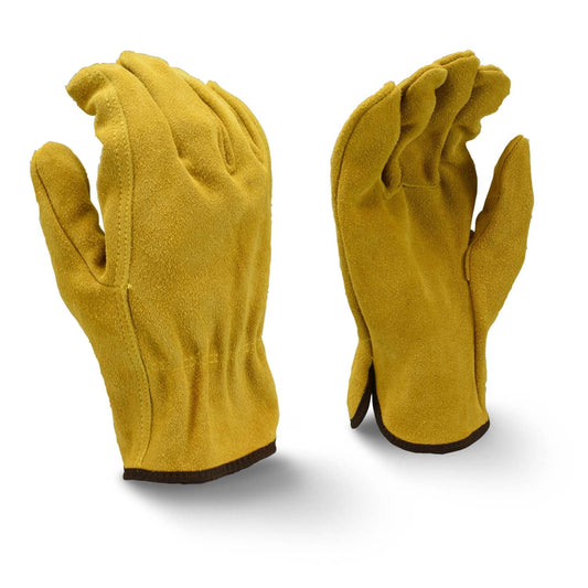 Tan Leather Gloves - Radians - Durable Split Cowhide