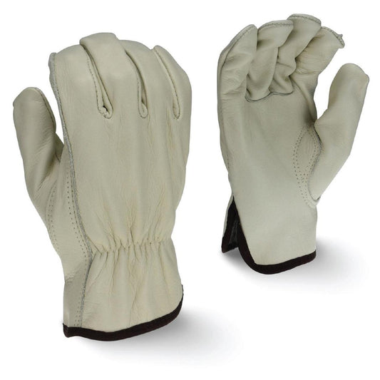 Gray Leather Gloves - Radians - Durable Cowhide Material