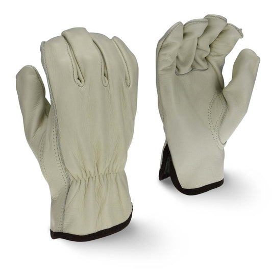 Tan Leather Gloves - Radians - Comfortable Grain Cowhide