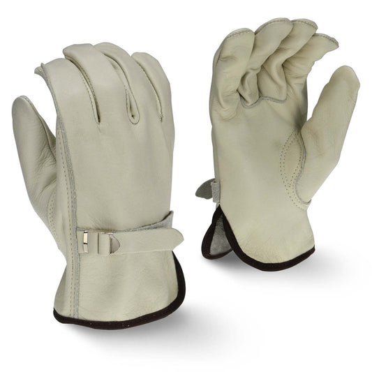 Tan Leather Gloves - Radians - Durable Cowhide Design