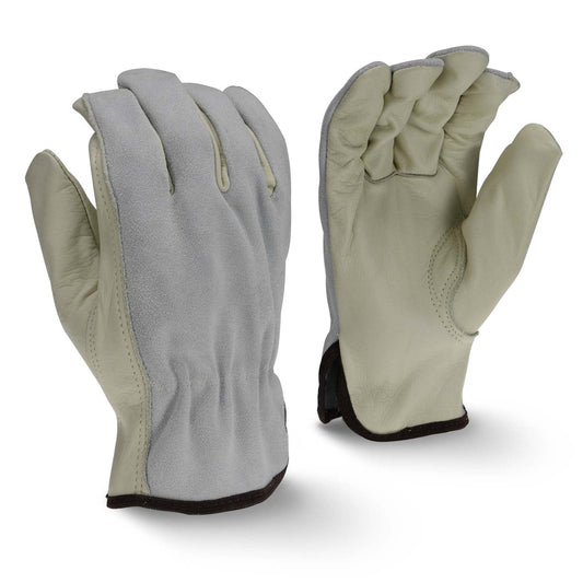 Gray Leather Gloves - Radians - Standard Grain Cowhide