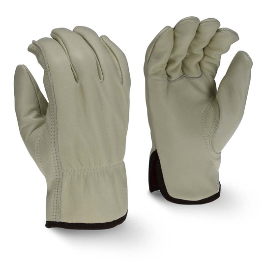 Tan Leather Gloves - Radians - Fleece Lined Comfort