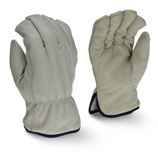 Gray Leather Gloves - Radians - Premium Cowhide Quality