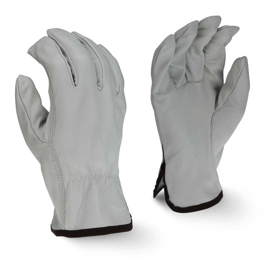 Gray Leather Gloves - Radians - Goatskin Quality
