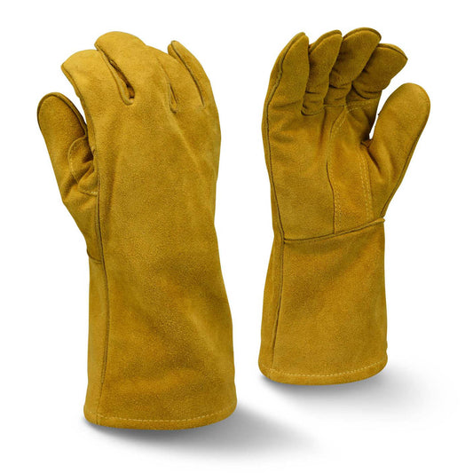 Brown Leather Gloves - Radians - Durable Design