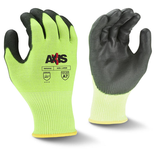 Green Knit Gloves - Radians - Cut-Resistant Design