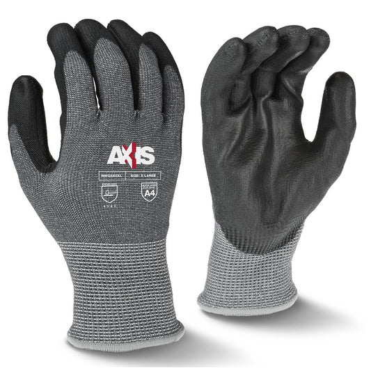 Gray String Knit Gloves - Radians - Cut Level A4