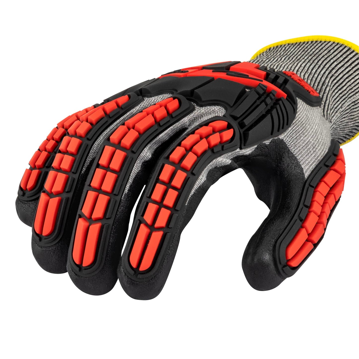 Gray String Knit Gloves - Radians - Nitrile Coated