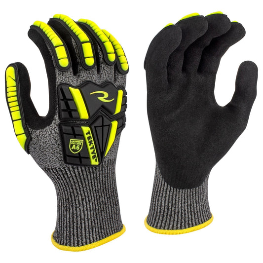 Gray Durable Gloves - Radians - Nitrile Palm Work