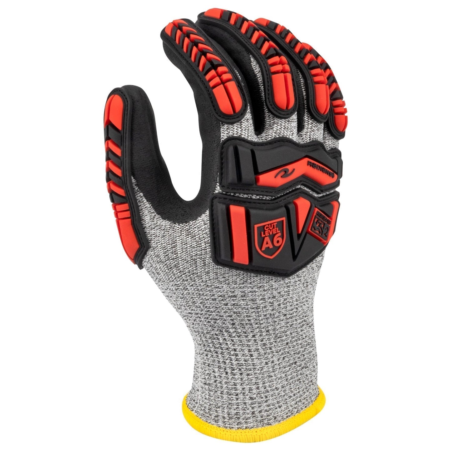 Gray Durable Knit Gloves - Radians - Cut A6 Protection