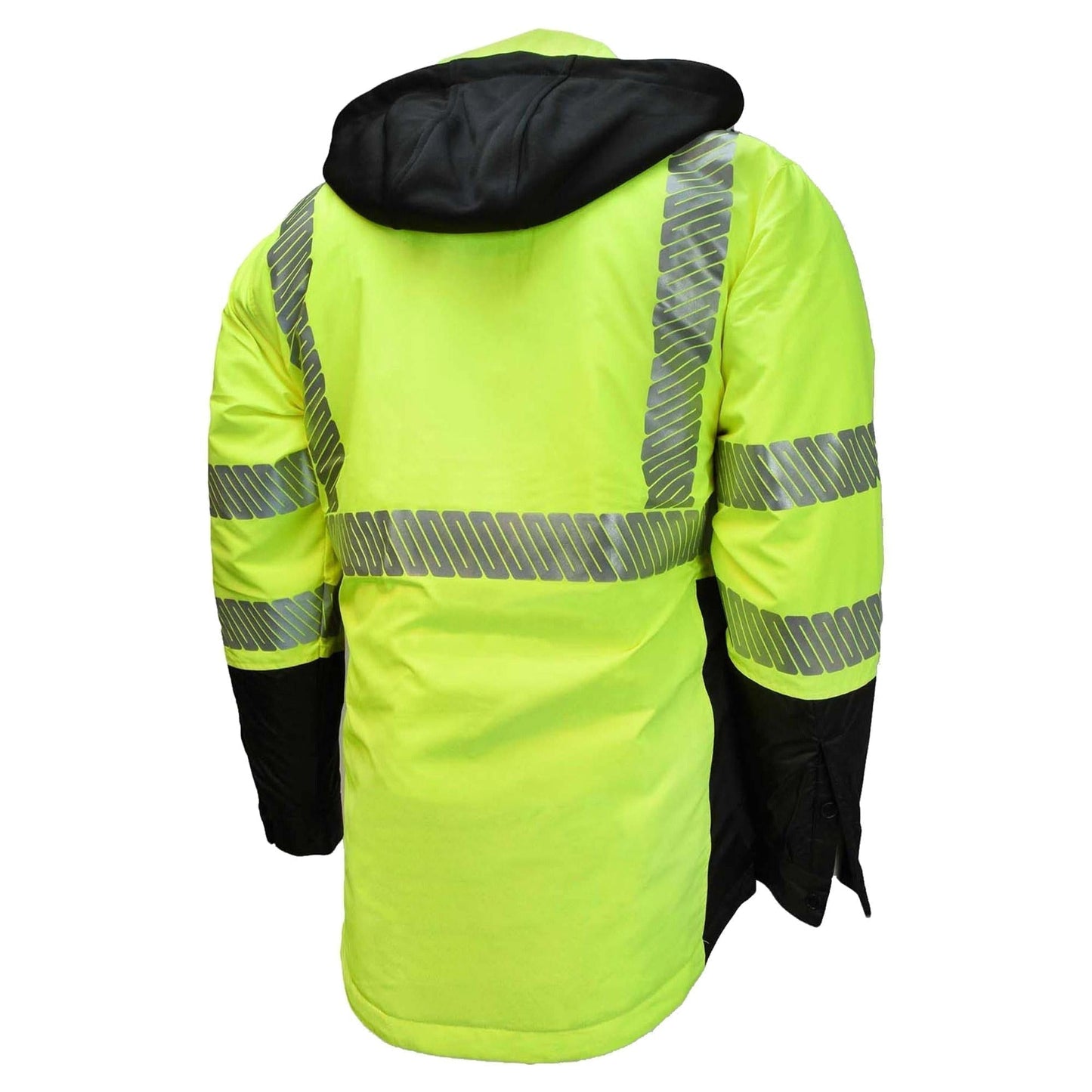 Hi-Viz Green Safety Jacket - Radians - Reversible Design