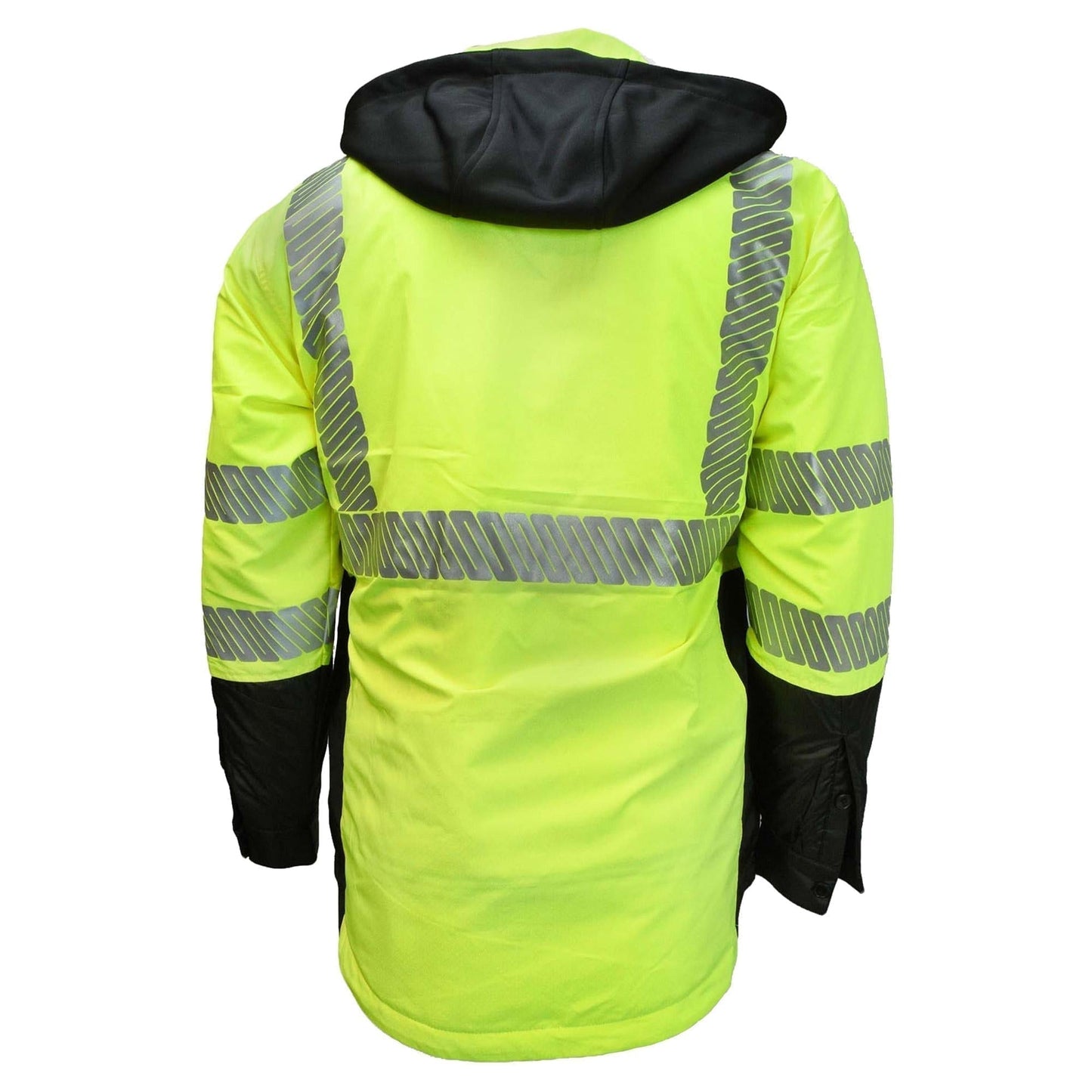 Hi-Viz Green Safety Jacket - Radians - Reversible Design