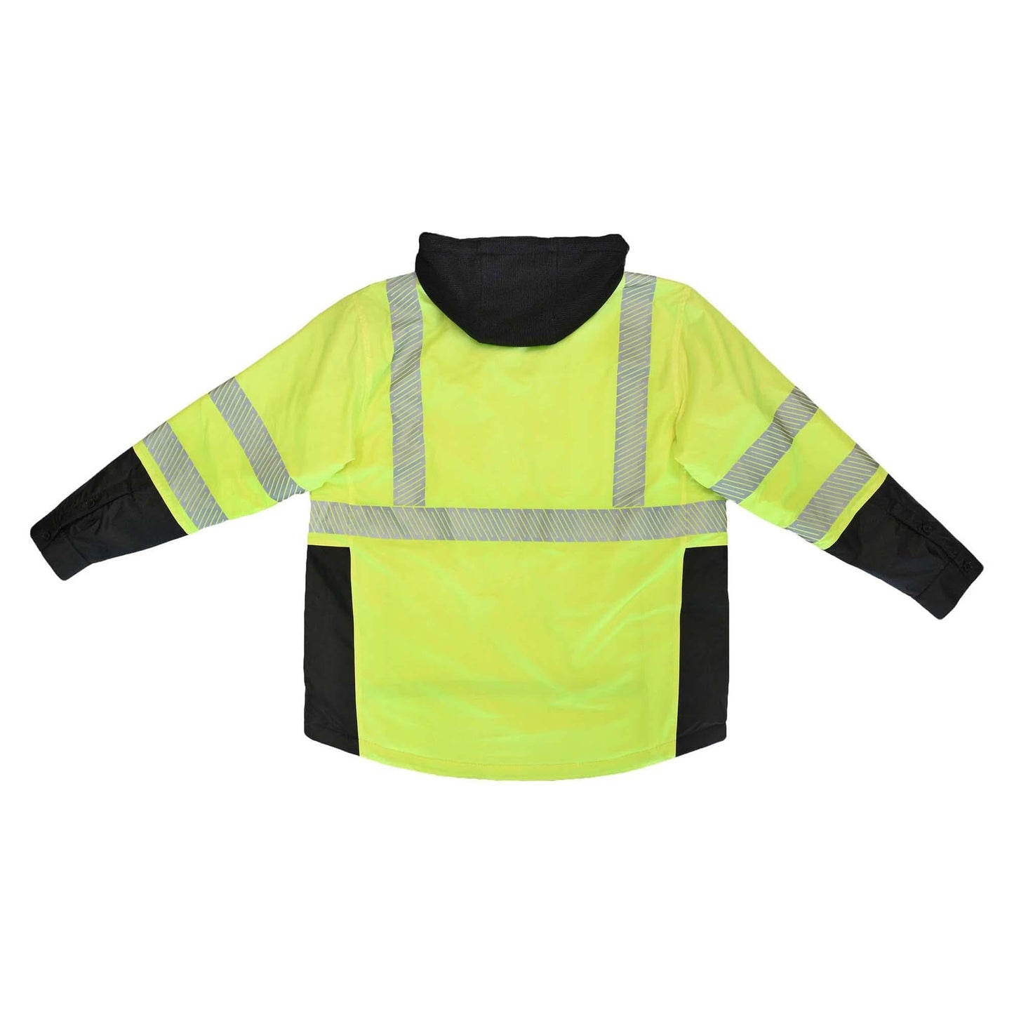 Hi-Viz Green Safety Jacket - Radians - Reversible Design