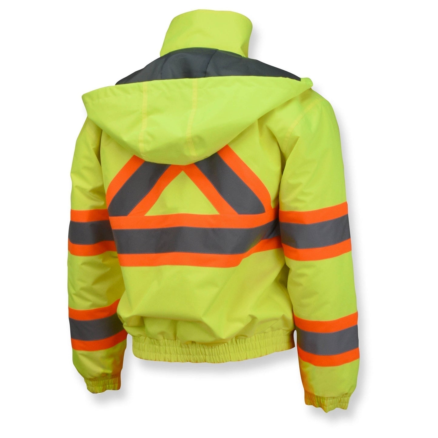 Yellow/Lime Safety Jacket - Radians - Quilted Bomber