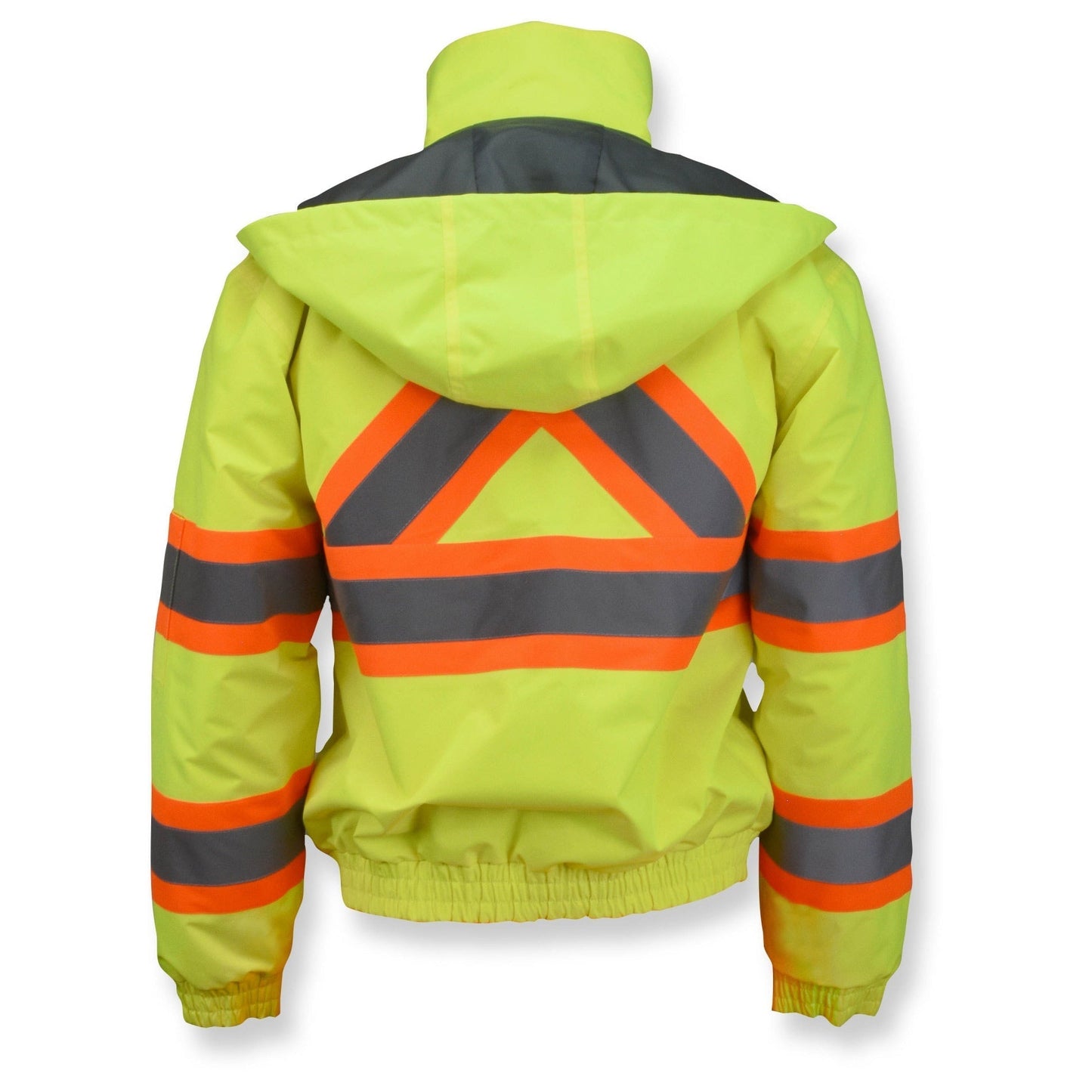 Yellow/Lime Safety Jacket - Radians - Quilted Bomber