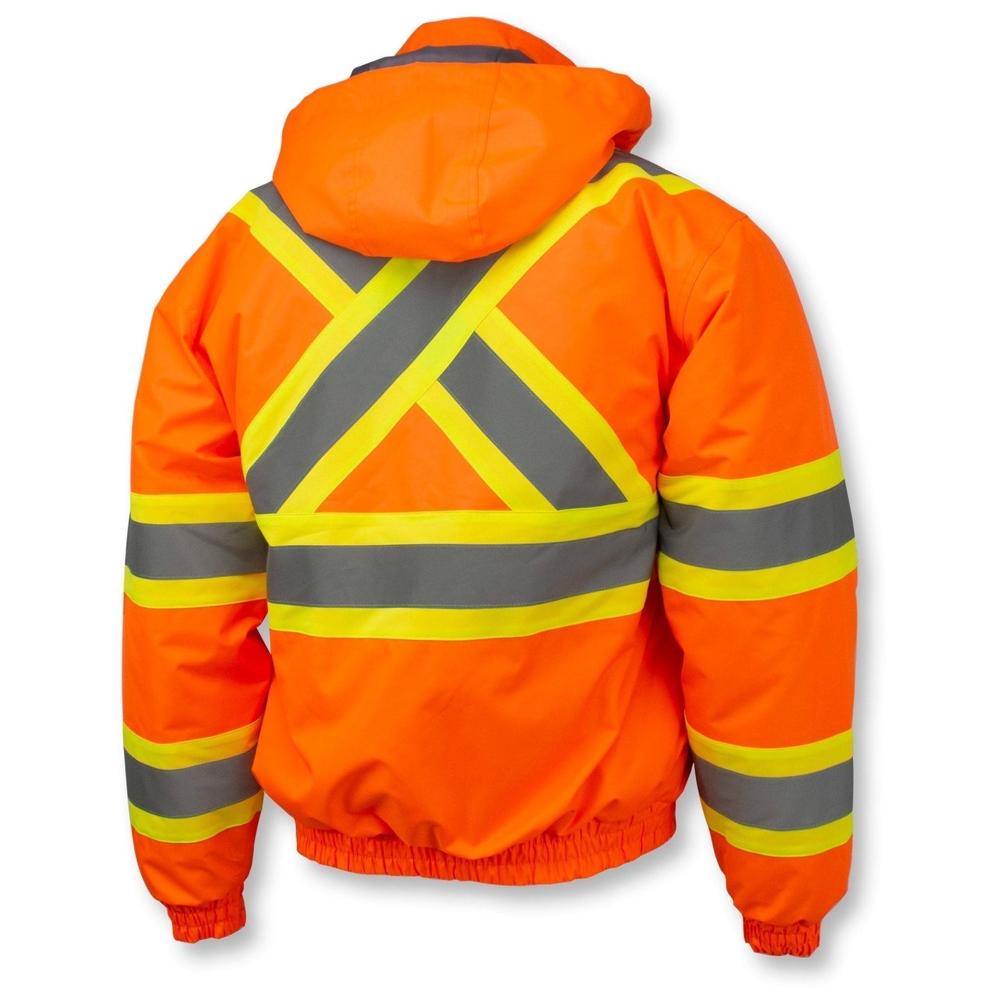 Yellow/Lime Safety Jacket - Radians - Quilted Bomber