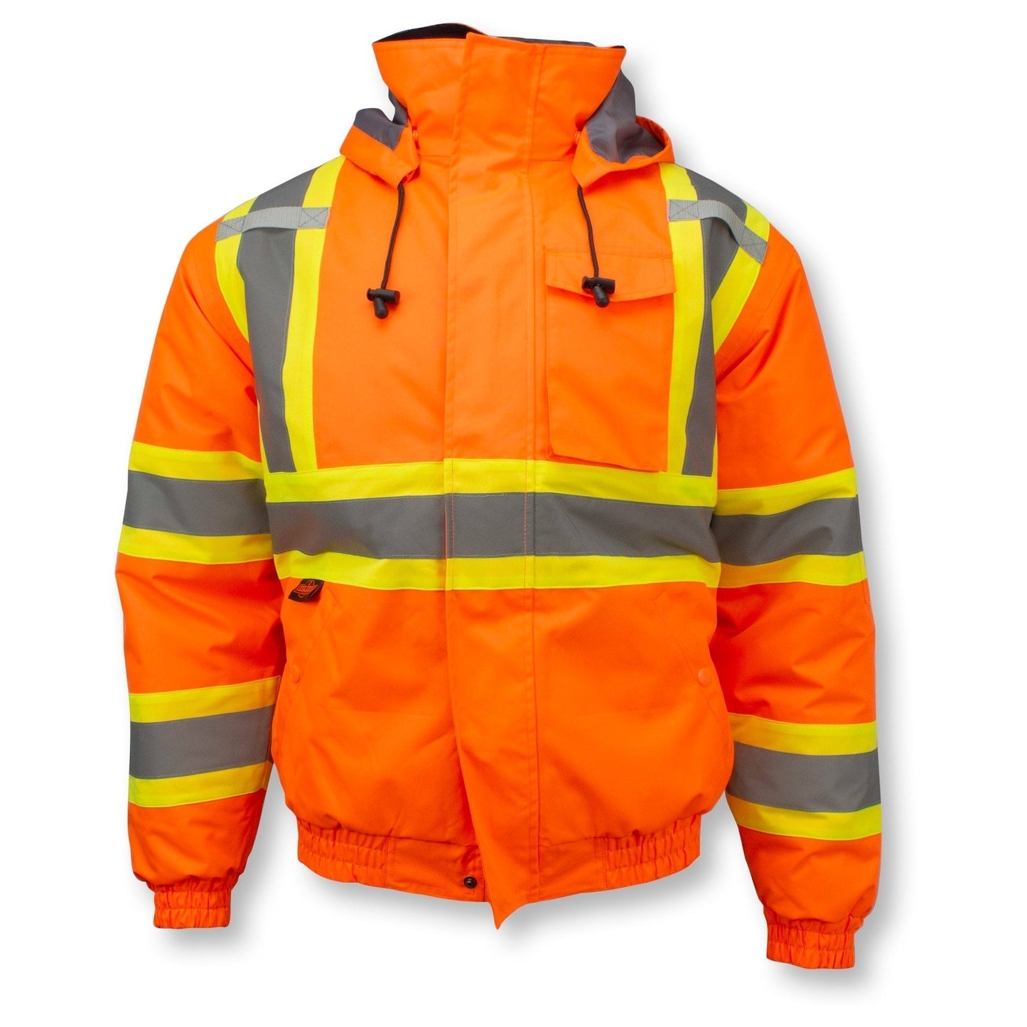 Yellow/Lime Safety Jacket - Radians - Quilted Bomber