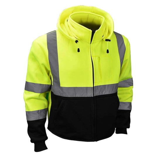 Yellow/Lime Safety Sweatshirt - Radians - Color Blocked